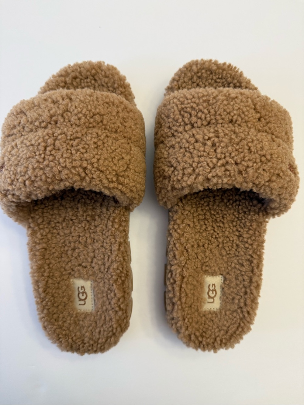 AUTHENTIC UGG Cozetta Curly Slide Slippers | Women’s Size 9 | Chestnut | NWT - Picture 3 of 11